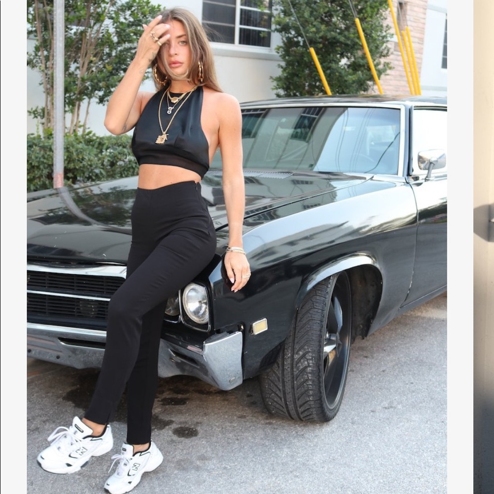 Heavy Manners Midnight Hour matte satin pants